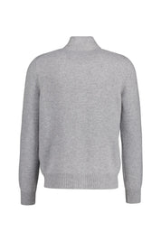 Strickjacke mit Stehkragen