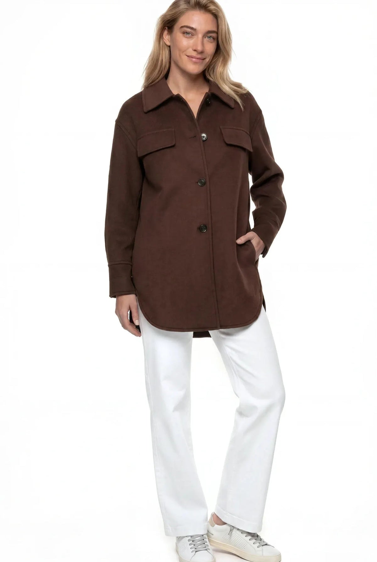 Übergangsjacke aus Wolle