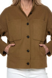 Übergangsjacke aus Schurwolle