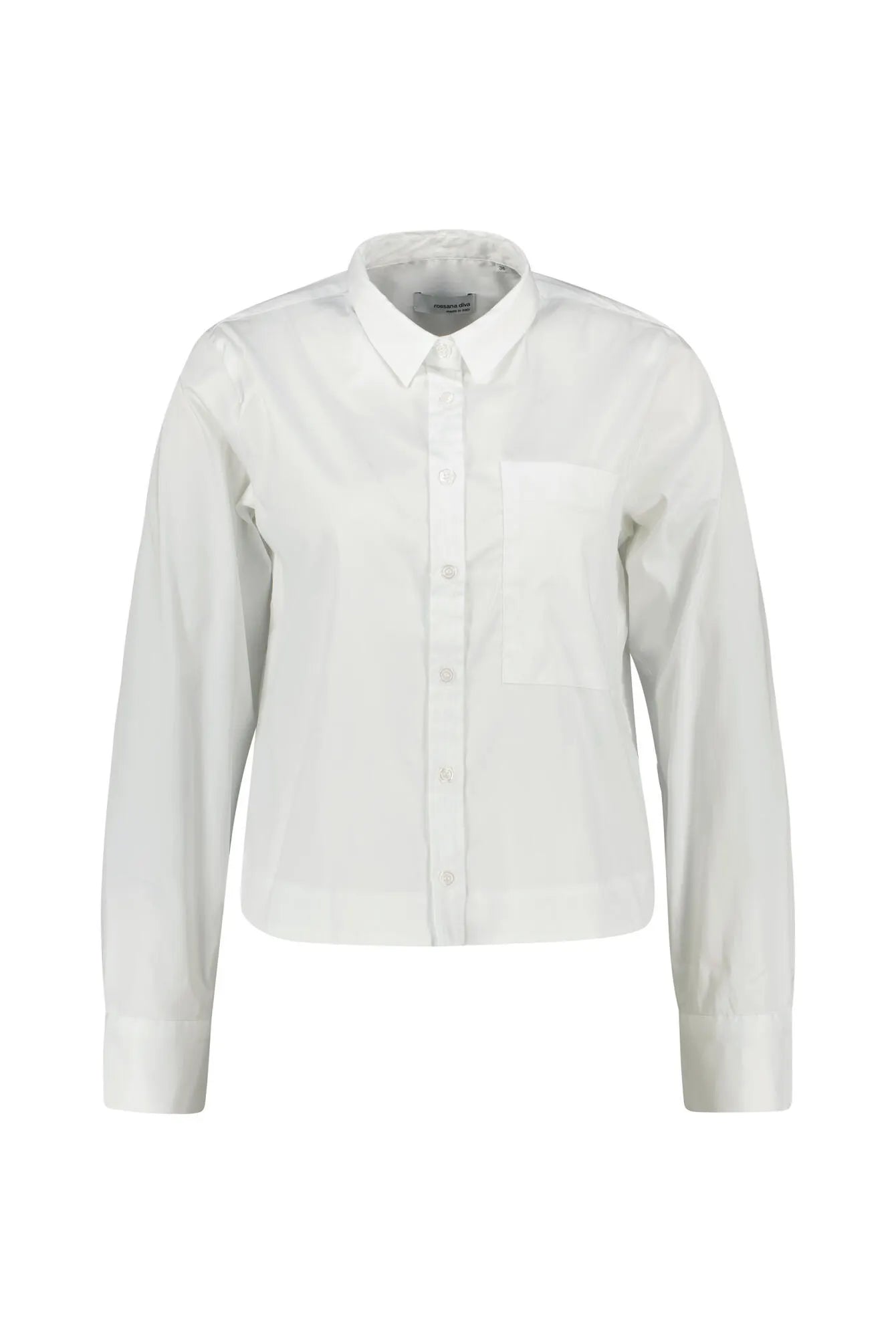 Bluse cropped aus Baumwolle