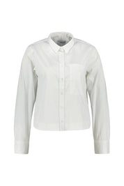 Bluse cropped aus Baumwolle