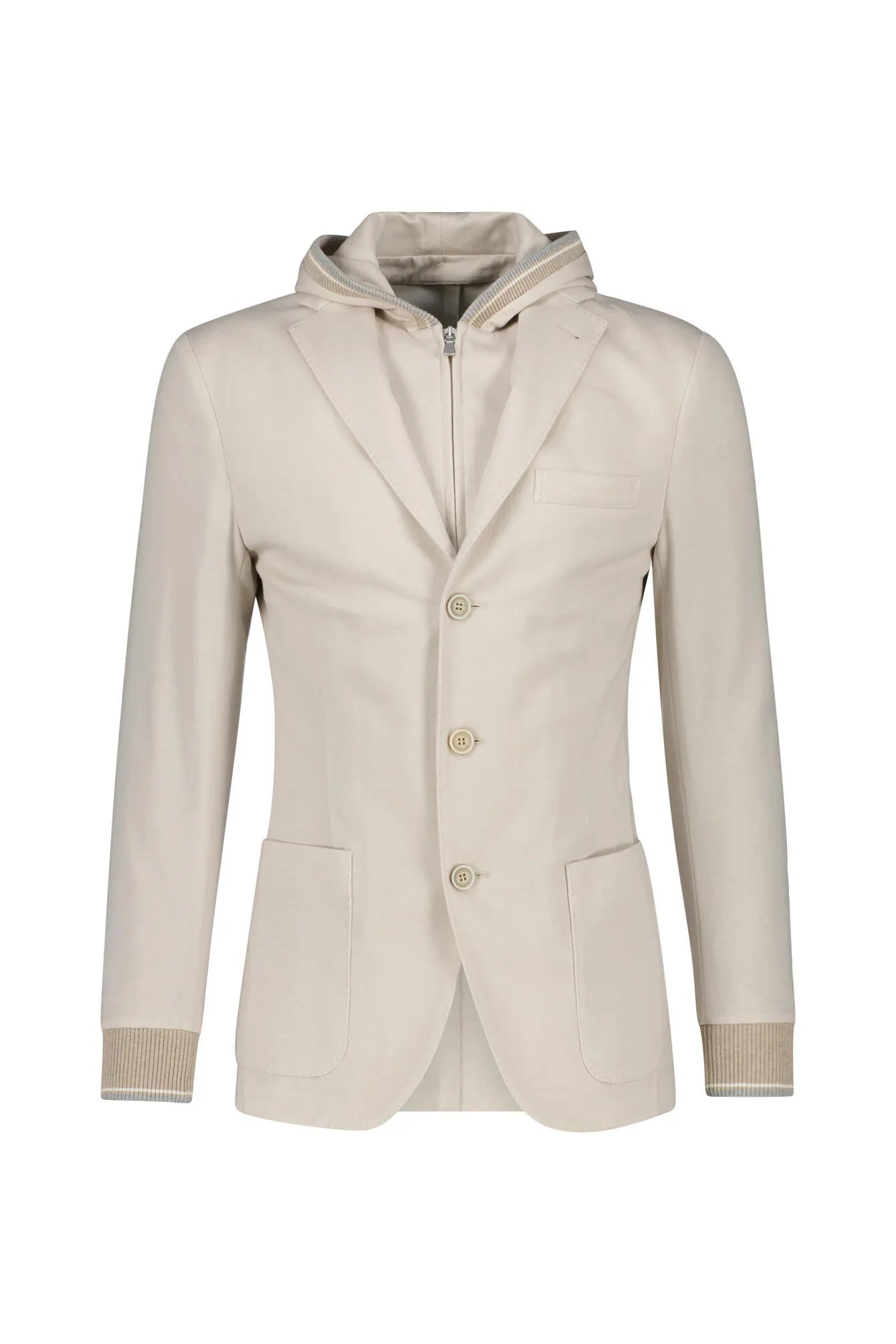 Sakko-Jacke mit Kapuze