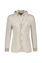 Sakko-Jacke mit Kapuze