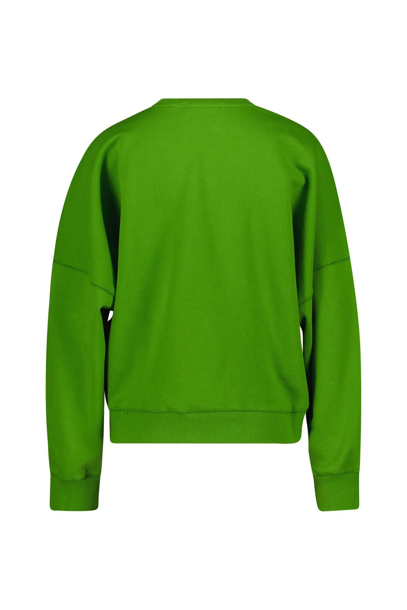 Sweatshirt mit floraler Pailletten- und Perlenstickerei