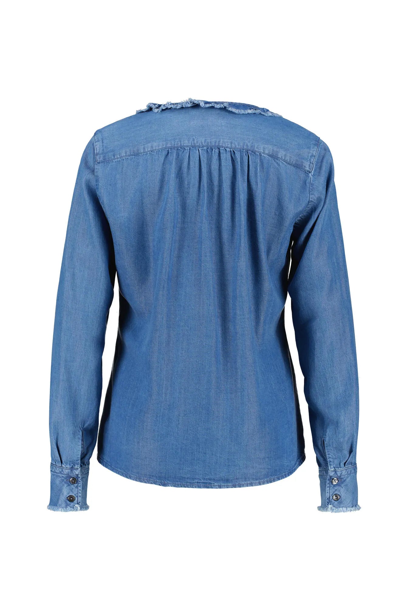 Jeansbluse aus Lyocell