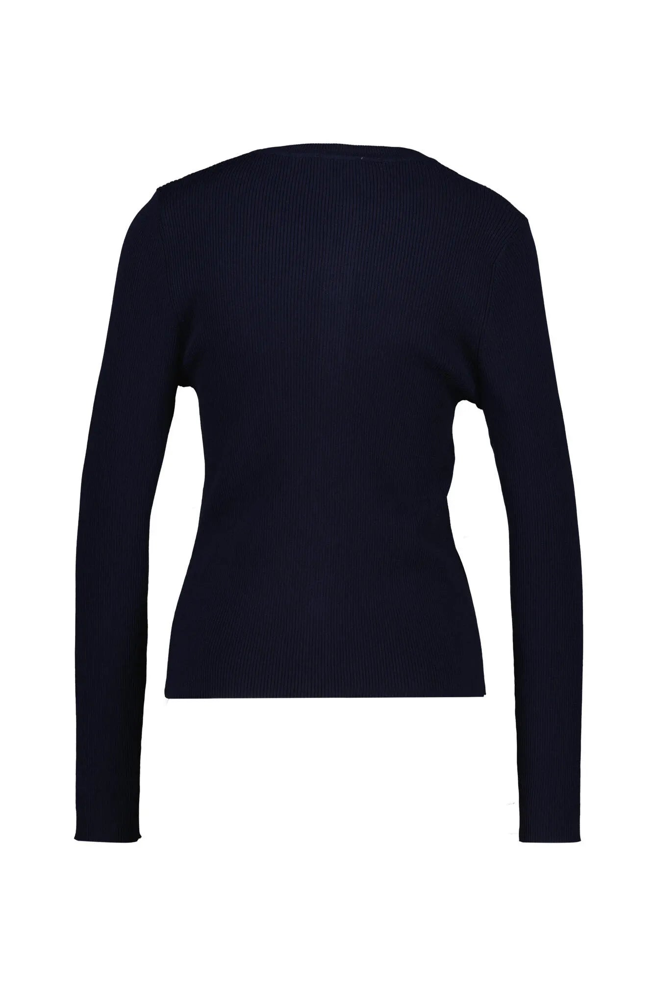 Strickjacke aus Rippstrick