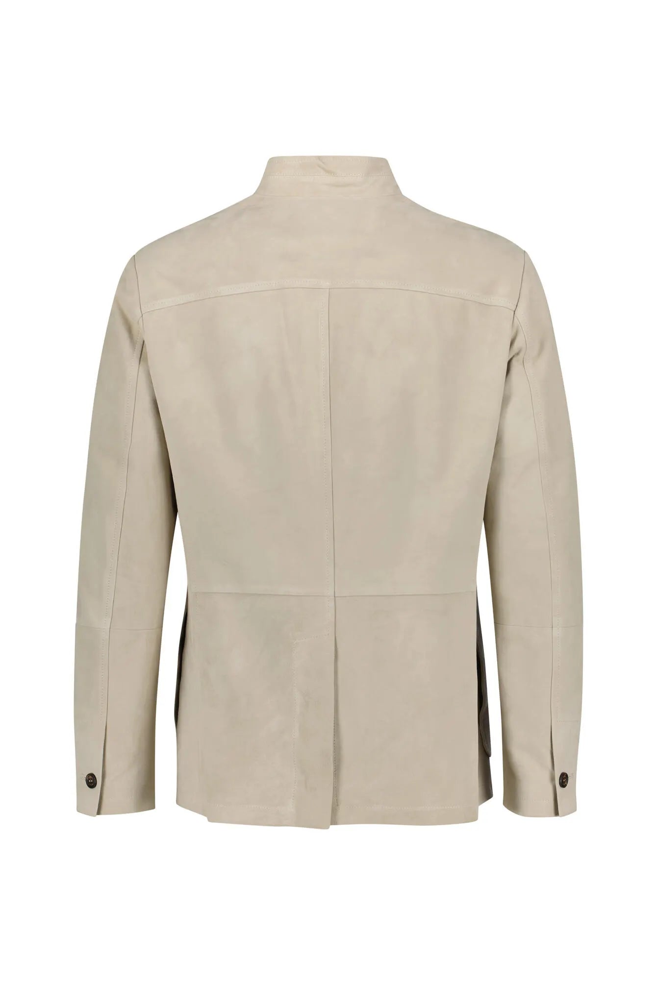 Lederjacke mit Stehkragen