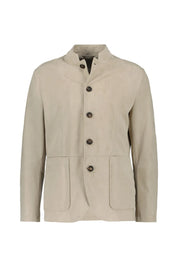 Lederjacke mit Stehkragen
