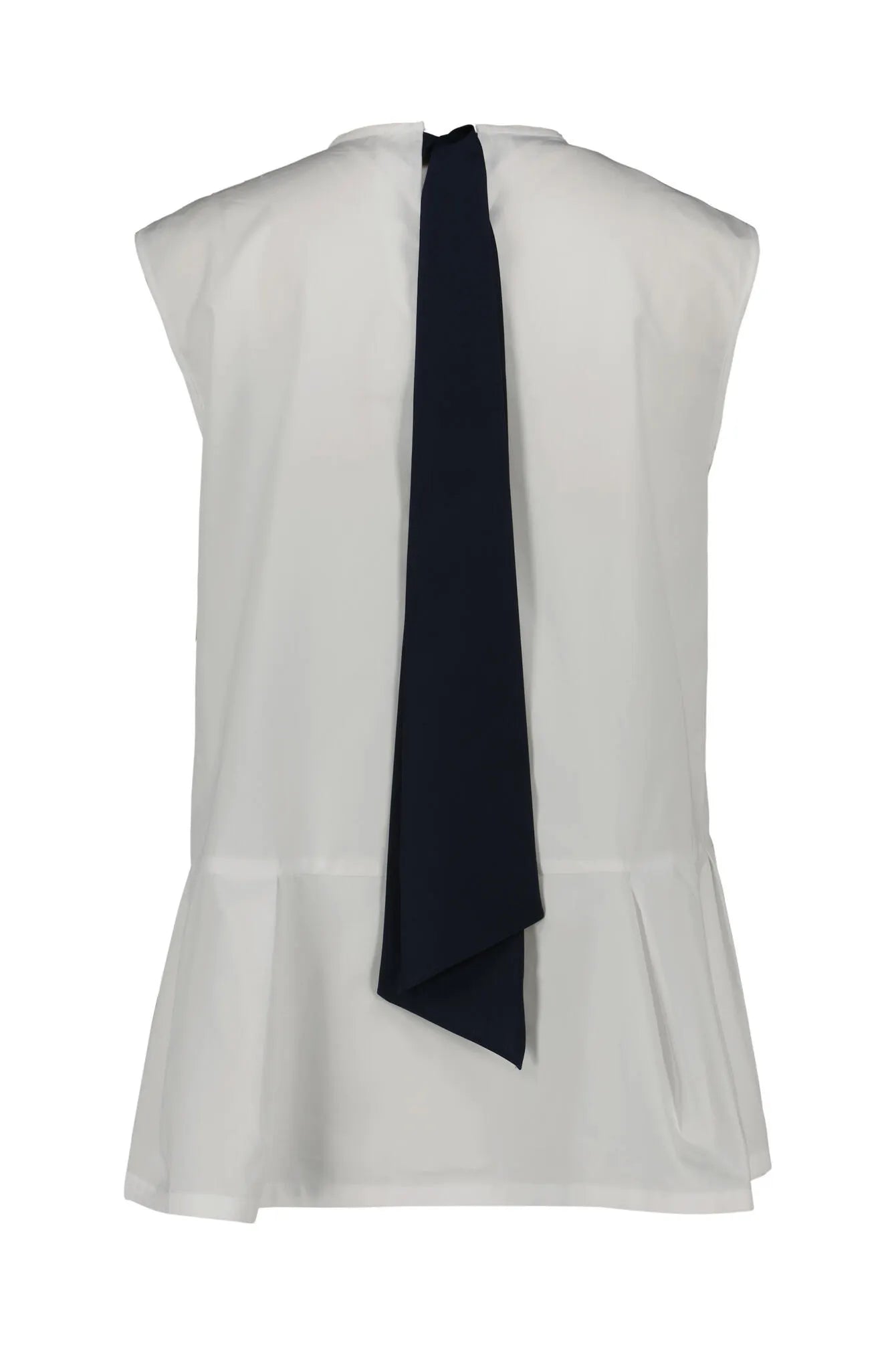 Bluse aus Baumwolle ärmellos