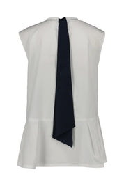Bluse aus Baumwolle ärmellos
