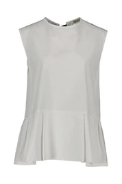 Bluse aus Baumwolle ärmellos
