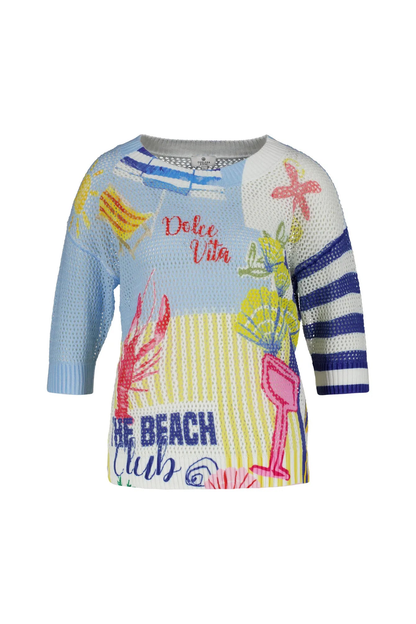 Strick-T-Shirt aus Bio-Baumwolle