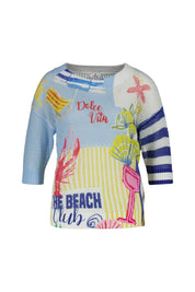 Strick-T-Shirt aus Bio-Baumwolle