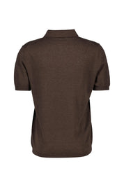 Poloshirt aus Leinenmix