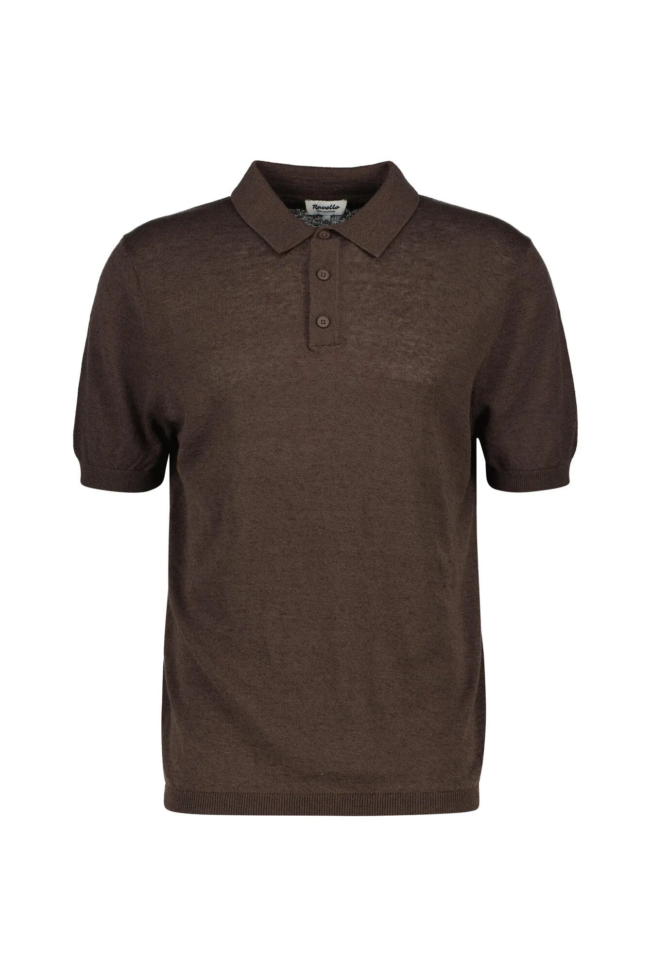 Poloshirt aus Leinenmix