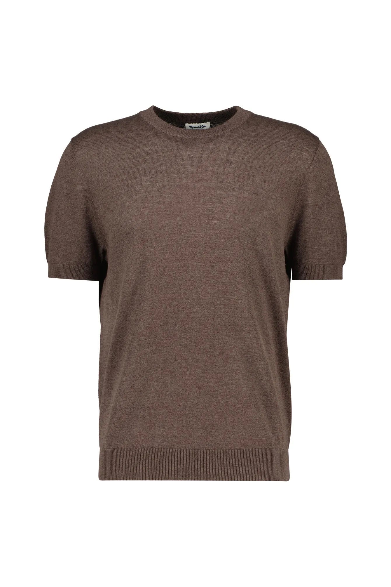 T-Shirt aus Leinenmix