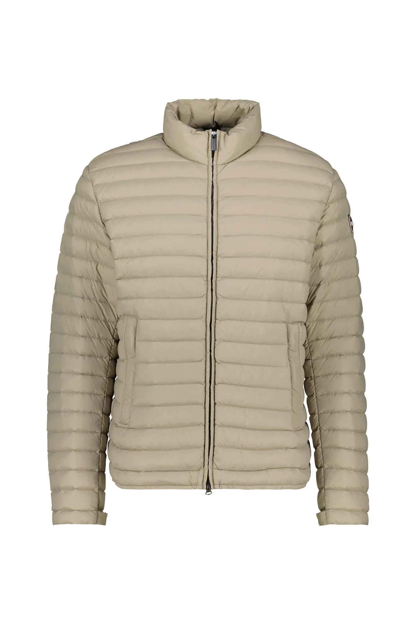 Daunenjacke mit Stehkragen