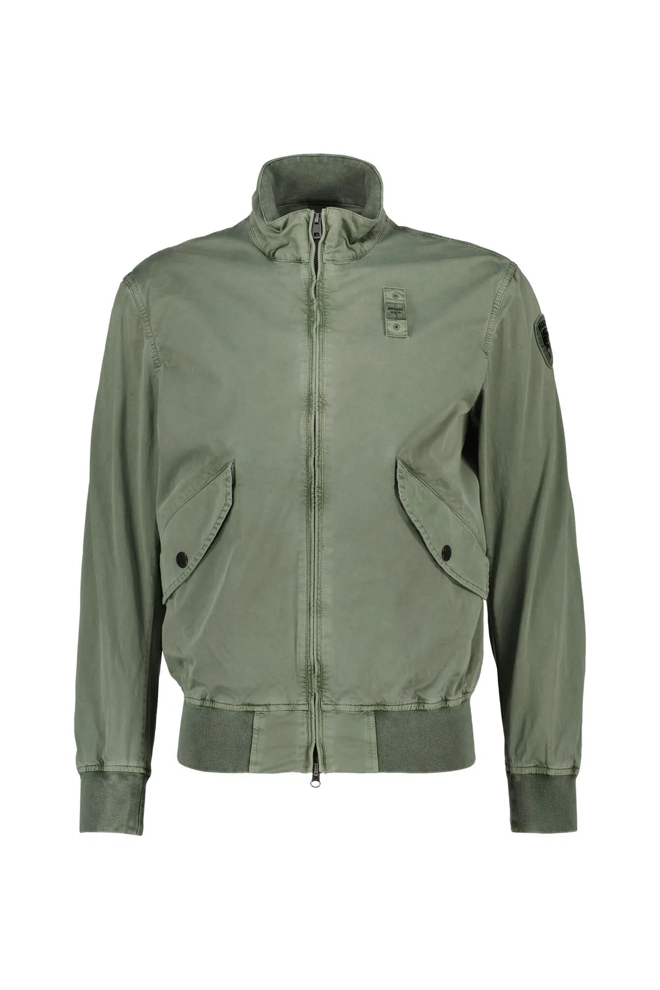 Jacke aus Baumwolle mit Stehkragen