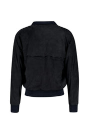 Lederjacke Slim Fit mit Stehkragen