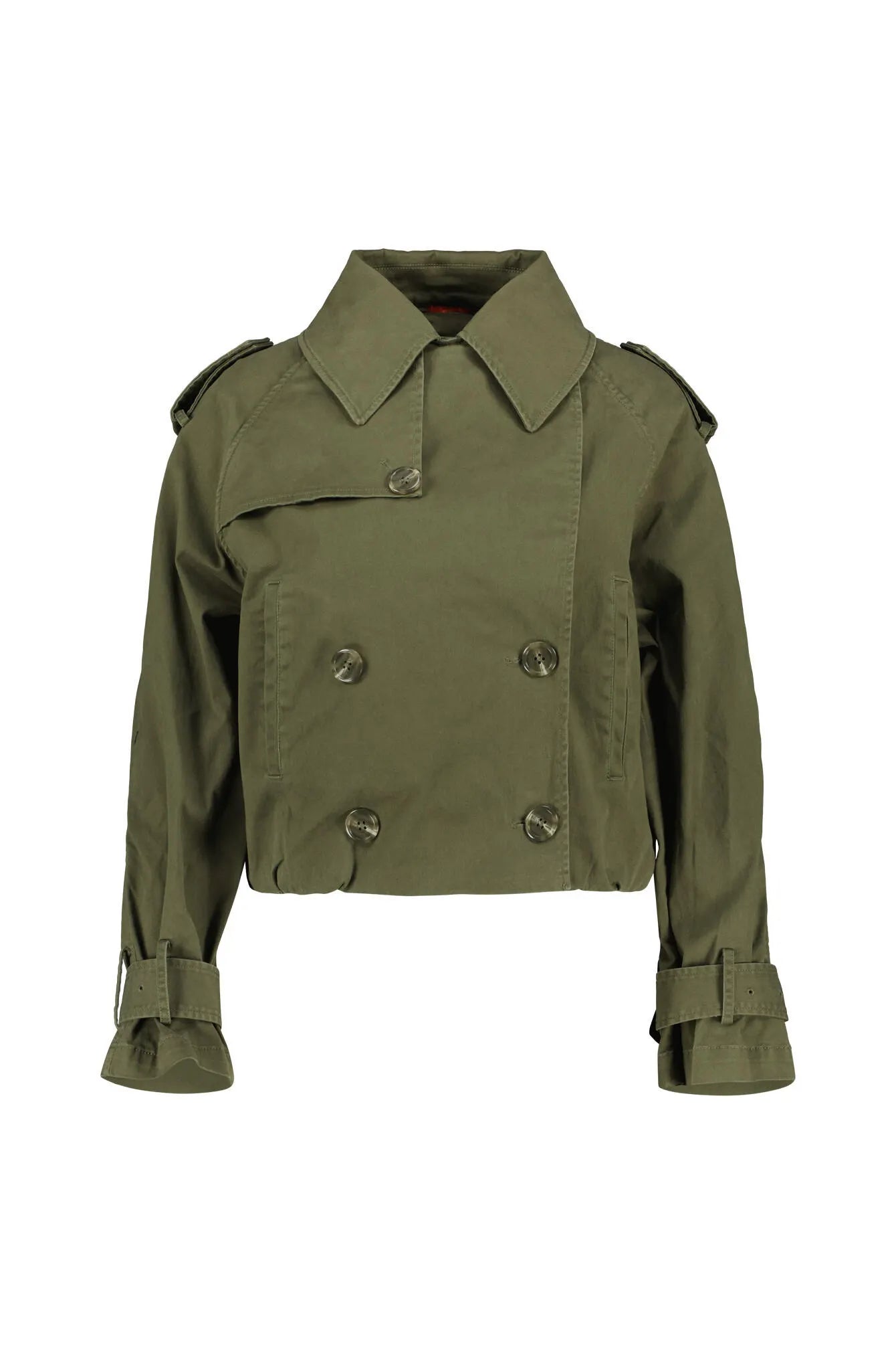 Trench-Jacke aus Baumwolle