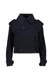 Trench-Jacke aus Baumwolle