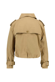 Trench-Jacke aus Baumwolle