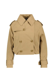 Trench-Jacke aus Baumwolle