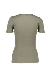 T-Shirt aus Seide-, Baumwollmix