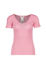 T-Shirt aus Seide-, Baumwollmix