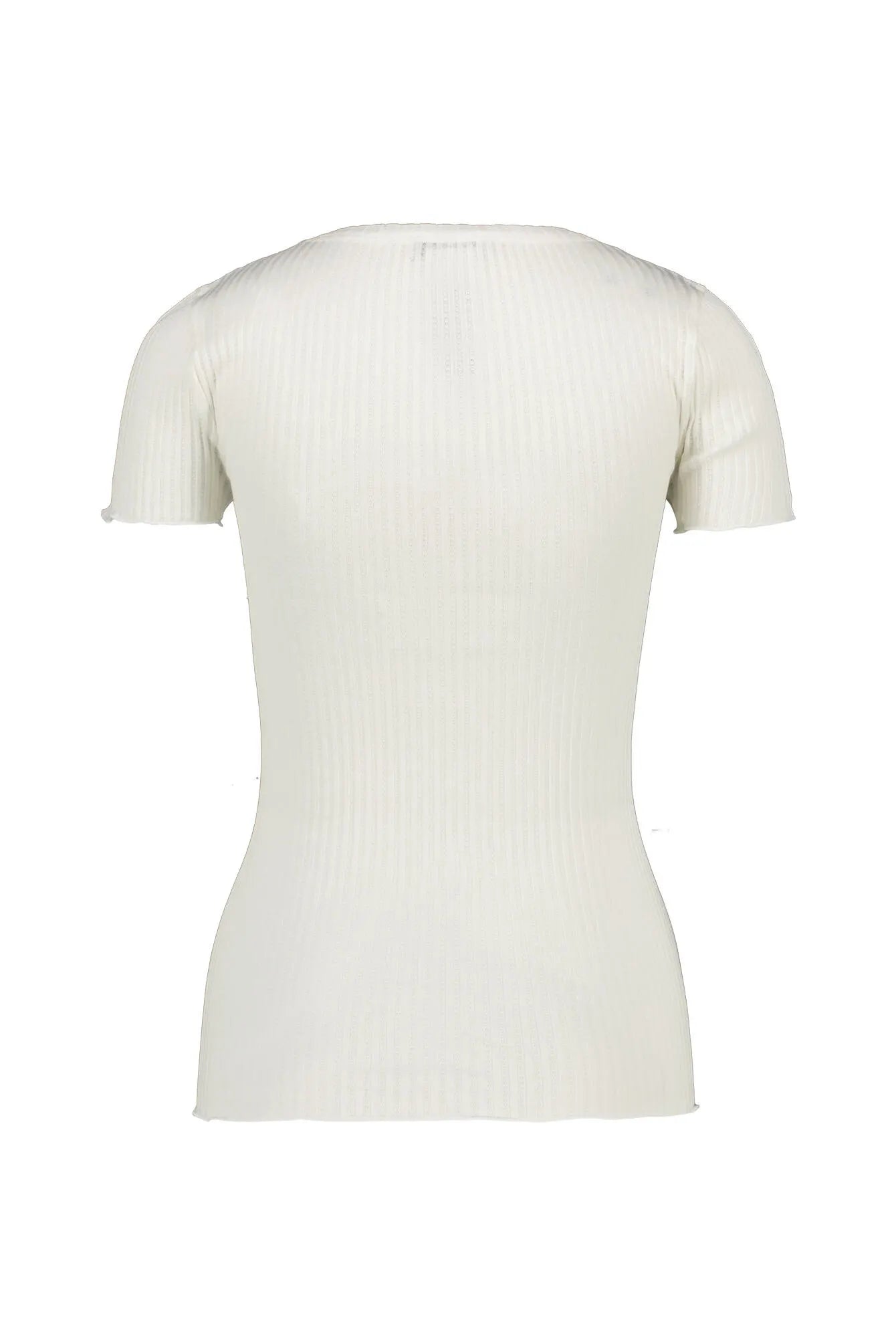 T-Shirt aus Seide-, Baumwollmix