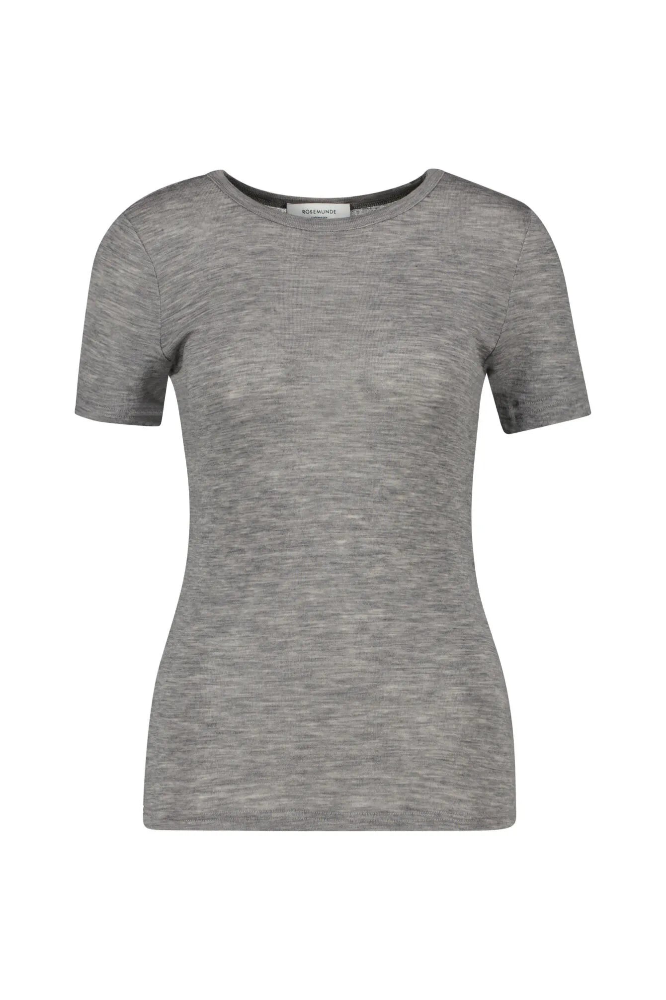 T-Shirt aus Woll-, Kaschmirmix