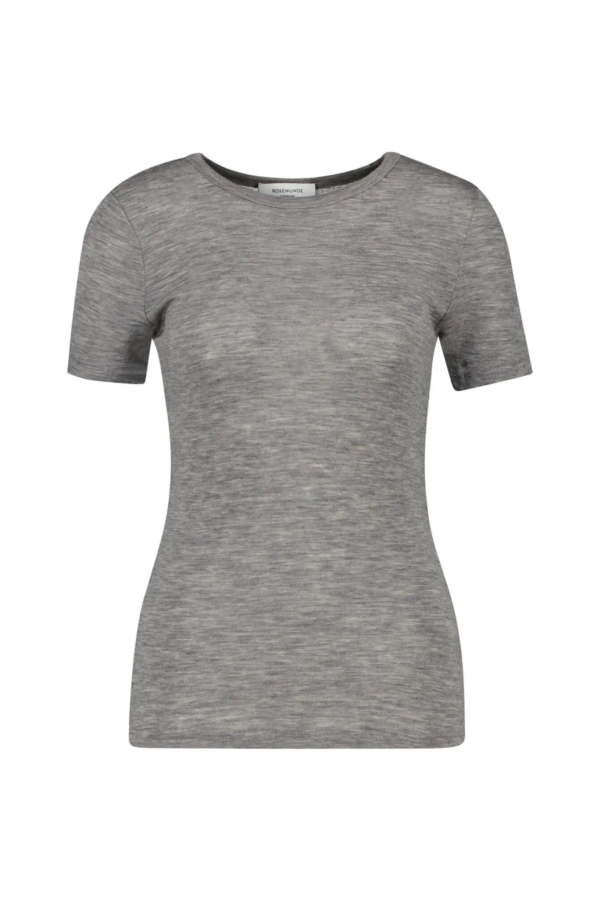 T-Shirt aus Woll-, Kaschmirmix