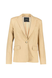 Blazer aus Leinenmix