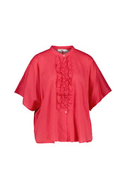 Rüschenbluse DAISY aus Baumwolle