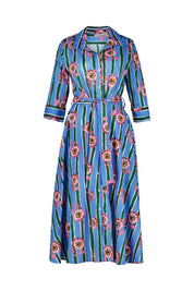 Midikleid aus Baumwolle