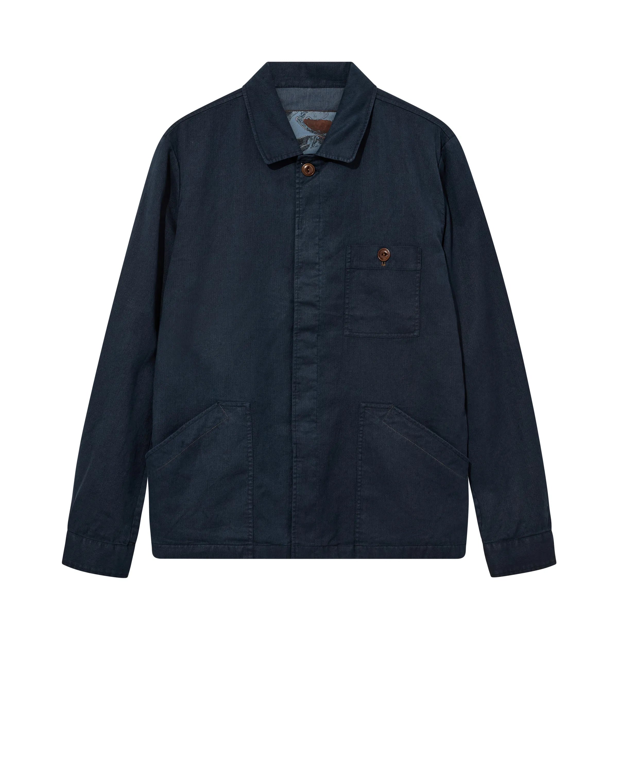 Overshirt Regular Fit aus Leinenmix