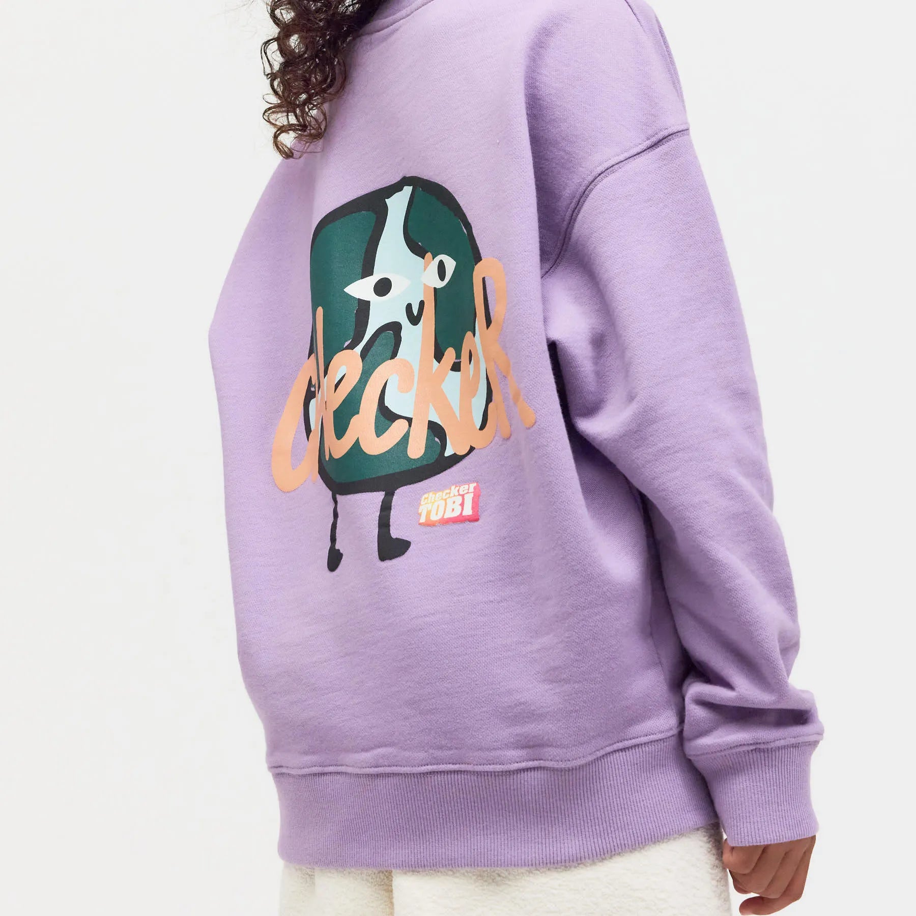 Sweatshirt CHECKER TOBI Relaxed Fit