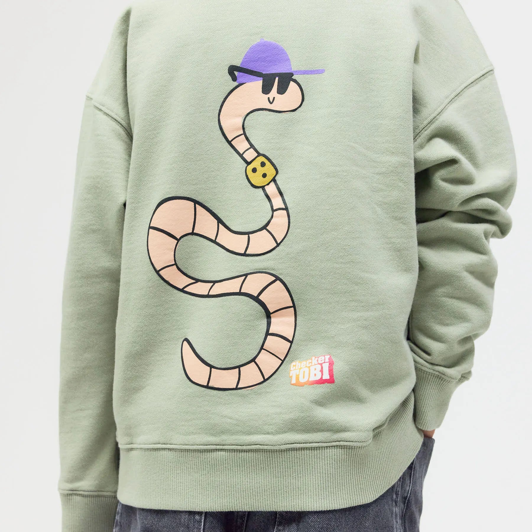 Sweatshirt CHECKER TOBI Relaxed Fit