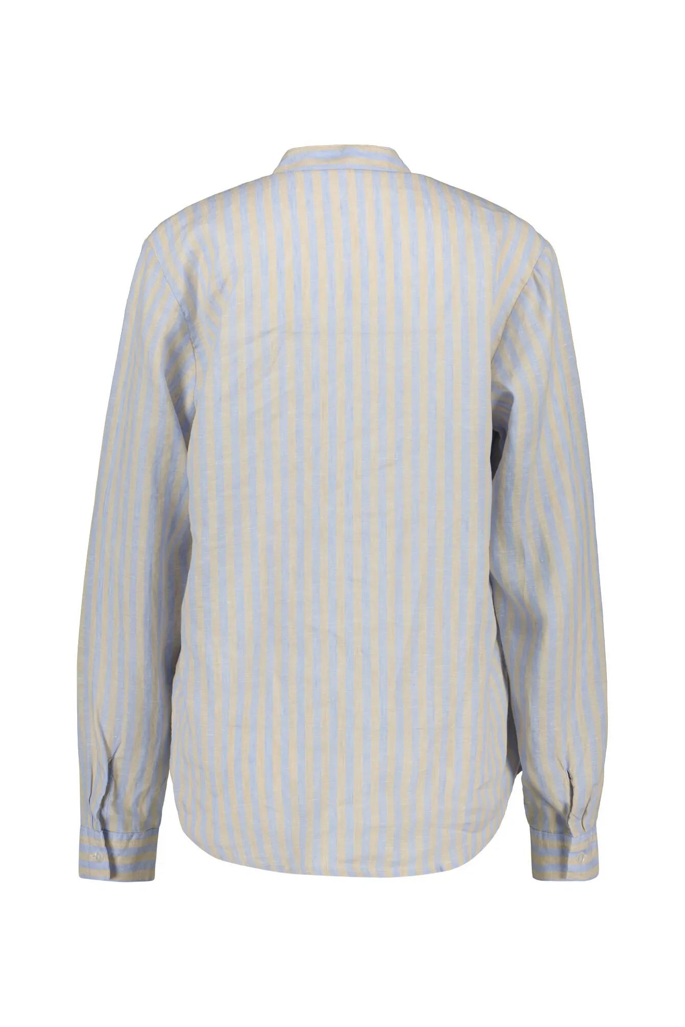 Leinenbluse mit Rüschen