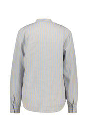 Leinenbluse mit Rüschen