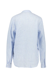 Leinenbluse mit Rüschen