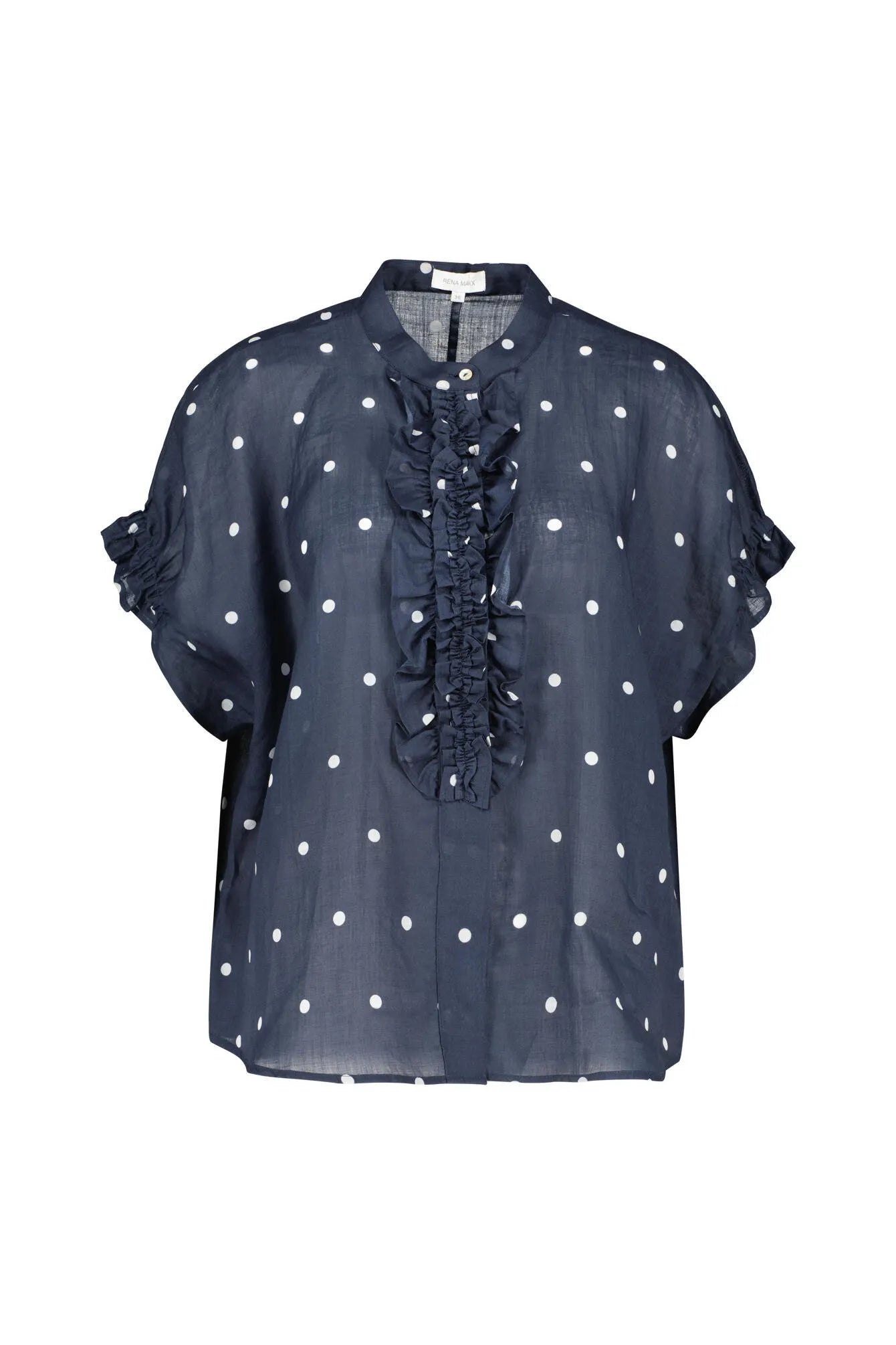 Bluse Relaxed Fit aus Ramie