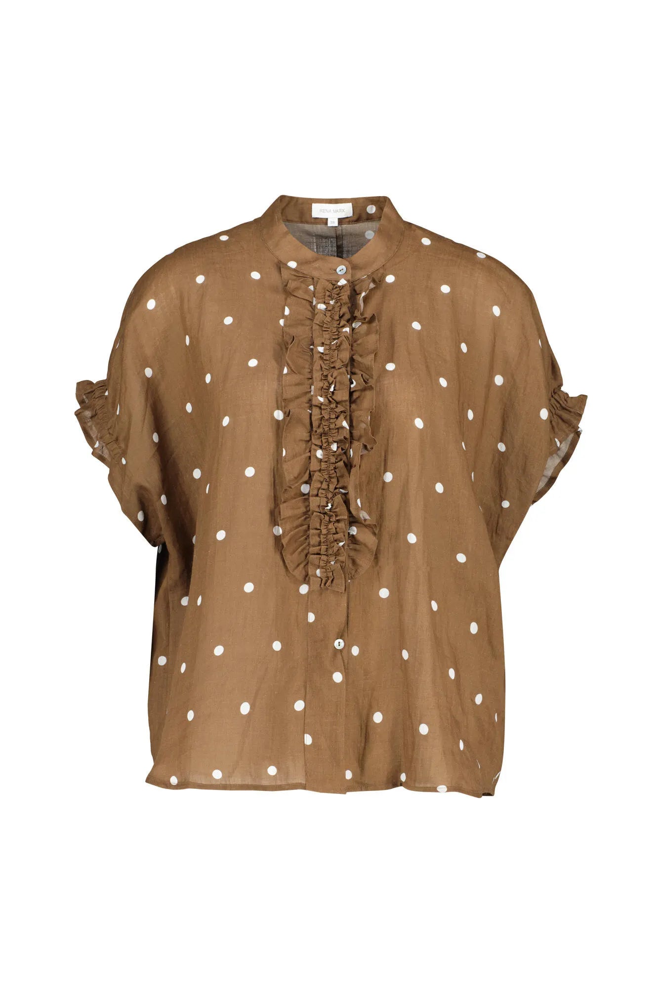 Bluse Relaxed Fit aus Ramie