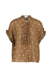 Bluse Relaxed Fit aus Ramie