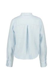 Leinenbluse cropped