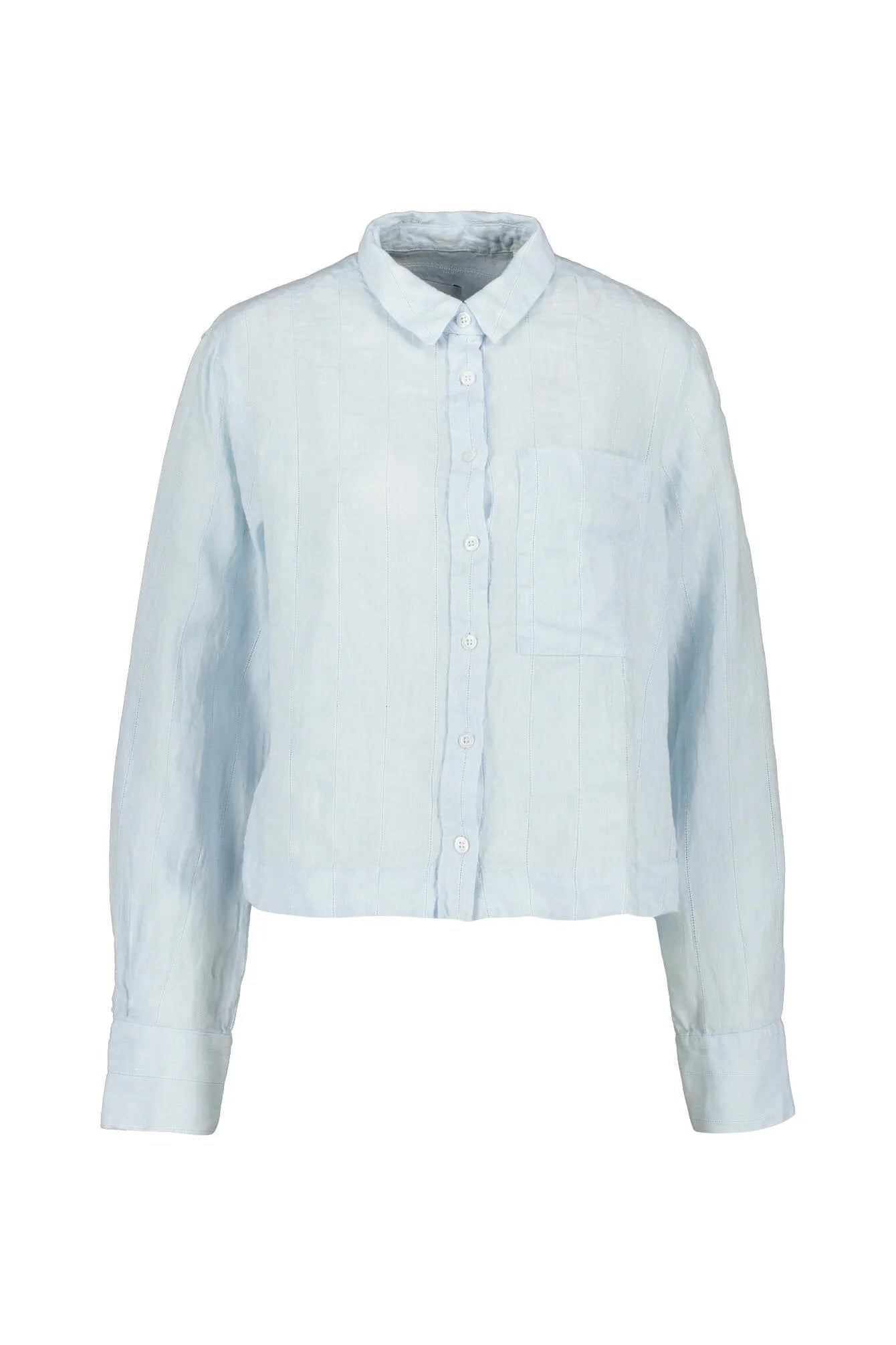 Leinenbluse cropped