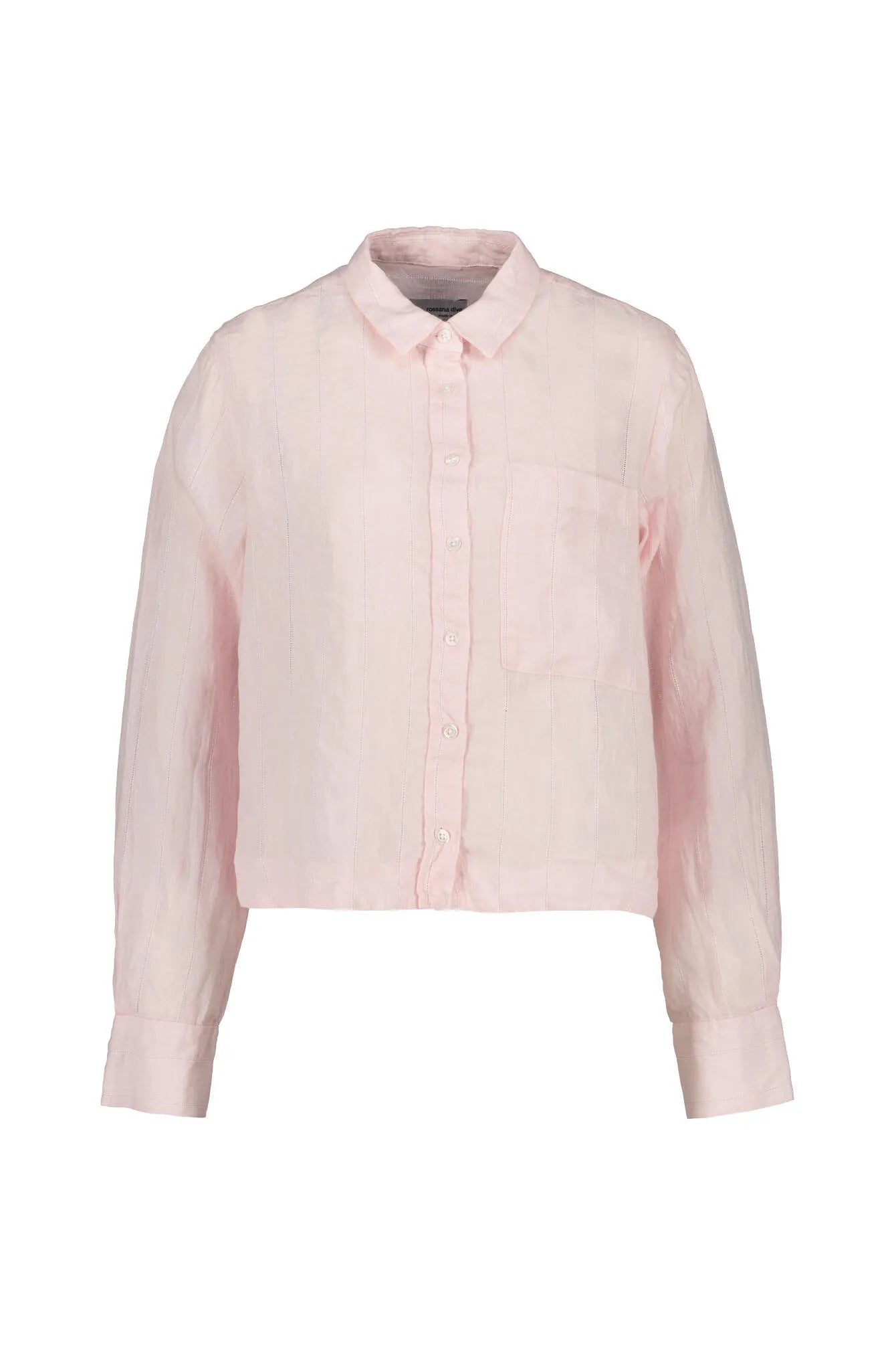 Leinenbluse cropped