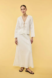 Rock Maxi MARA aus Leinen