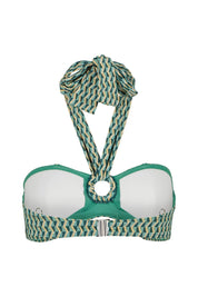 Bikini-Top gemustert