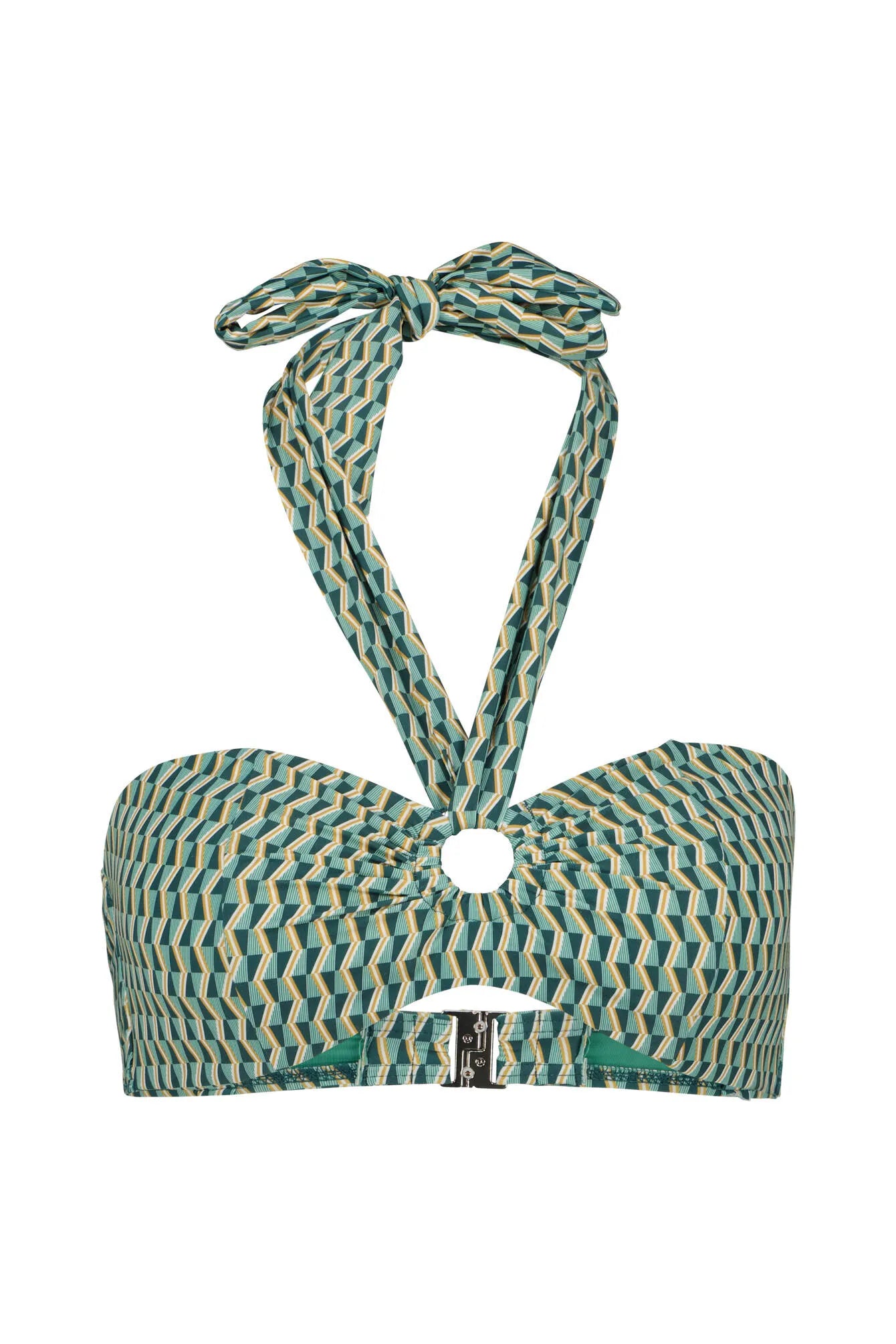 Bikini-Top gemustert